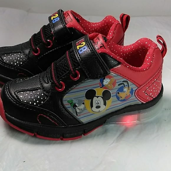 mickey light up shoes